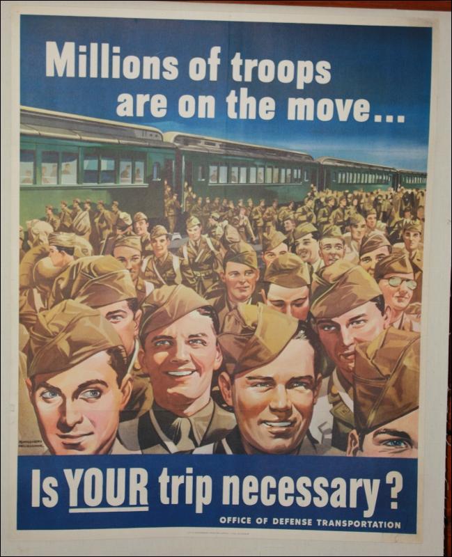 WWII Dough Boys USA Poster 1940s