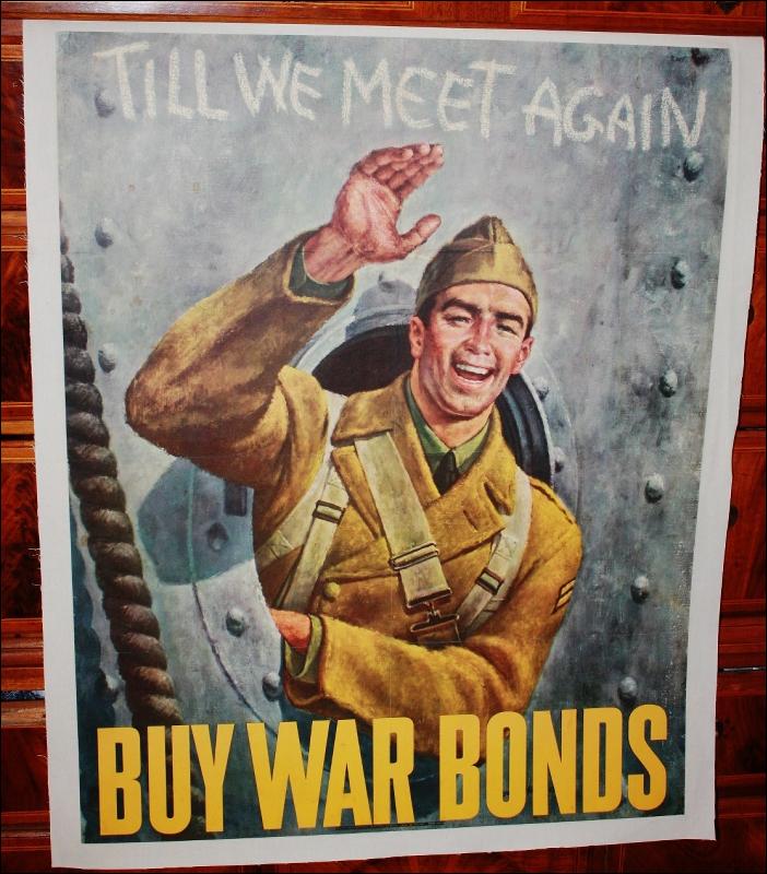 WWII Buy War Bonds Solider Poster