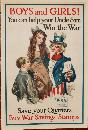 WWII Flagg Uncle Sam Savings Bond Poster