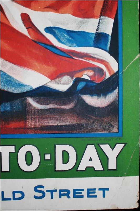 WWI British Store Recruitment Sign Poster