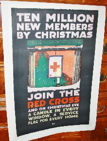 WWI Red Cross Xmas Poster