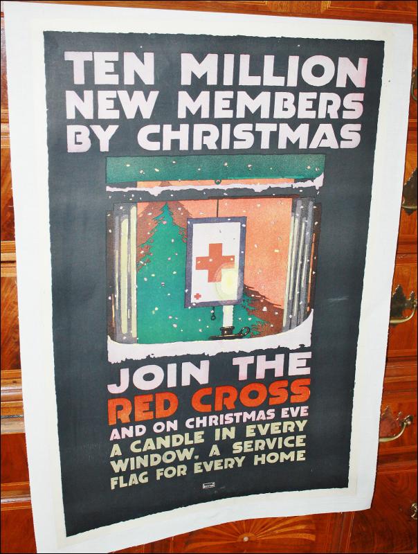 WWI Red Cross Xmas Poster
