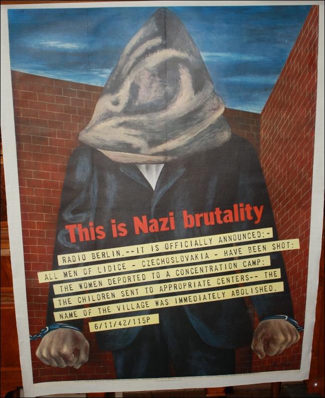 WW2 Nazi Germany Brutal Poster 1942