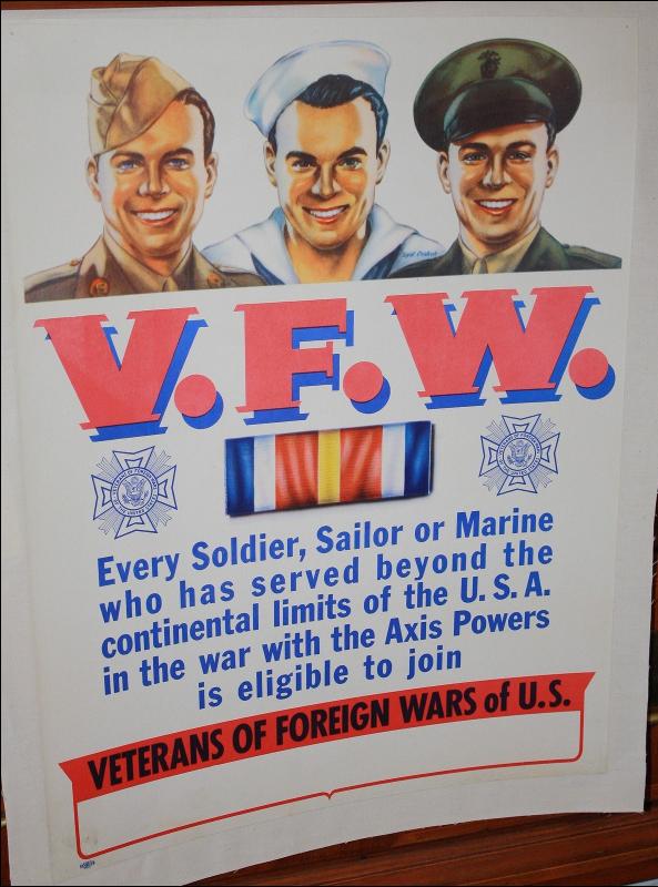 WW2 VFW Veterans Recruitment Poster