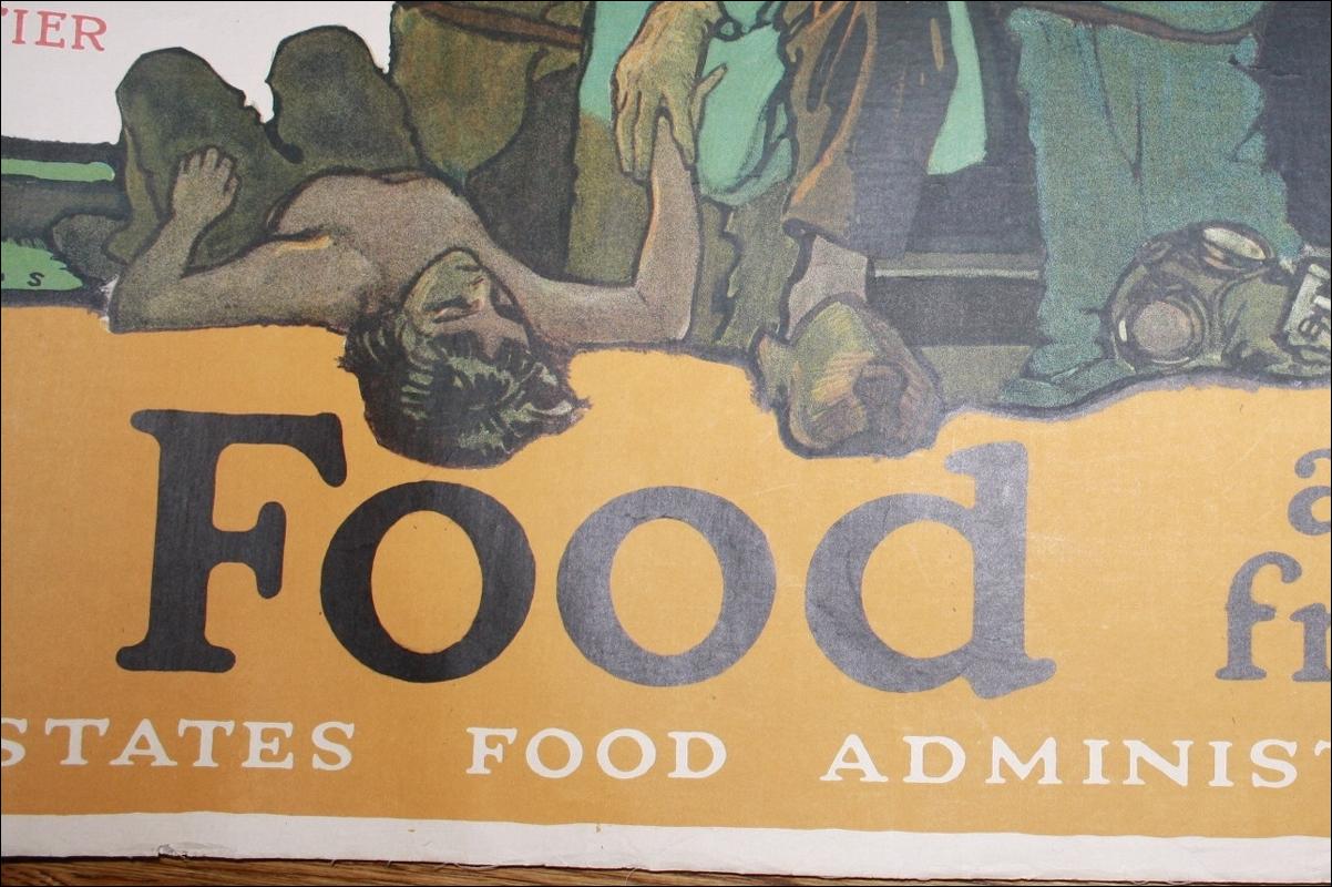 WWI Paus Save Food Poster
