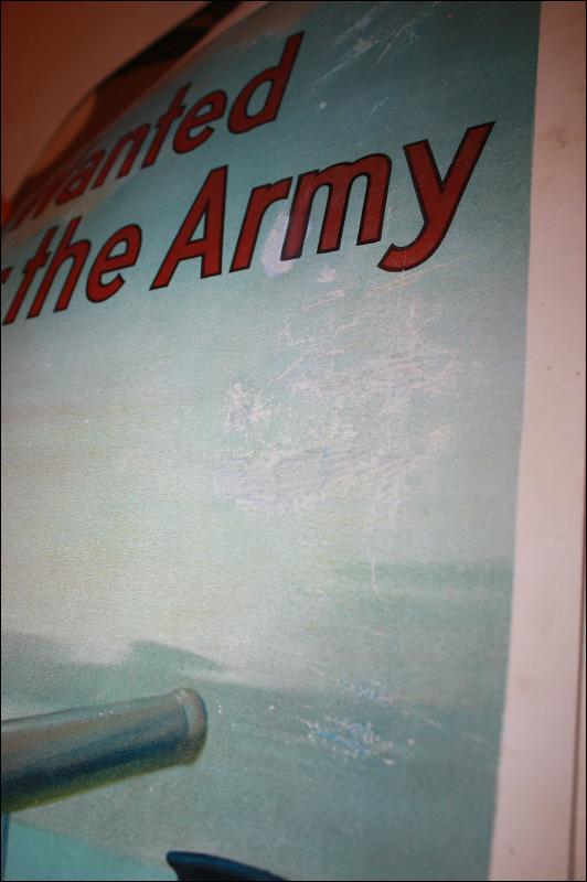 WWI Men Wanted for Recruitment War Poster