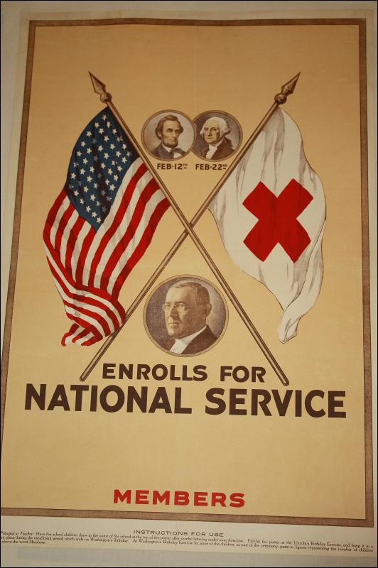 WW1 Red Cross Presidents Poster
