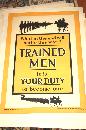 WWI British Trained Men Poster