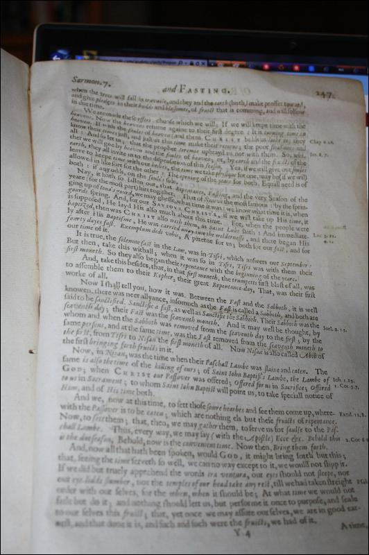 Antique Religious Sermon Whitehall Ash Wednesday