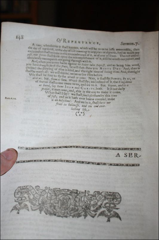 Antique Religious Sermon Whitehall Ash Wednesday