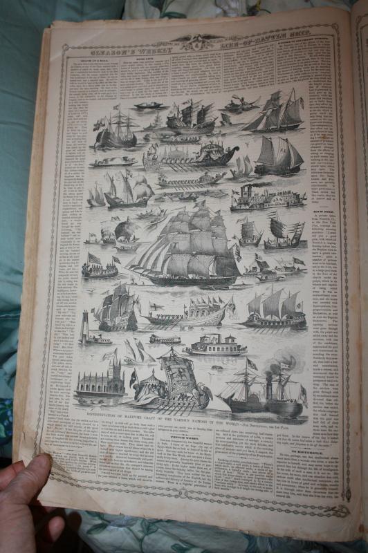 Gleason's Battle Ships Bound Book 1859