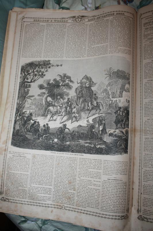 Gleason's Battle Ships Bound Book 1859