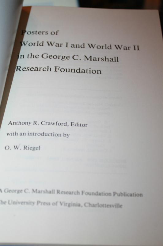 George Marshall War Posters Book