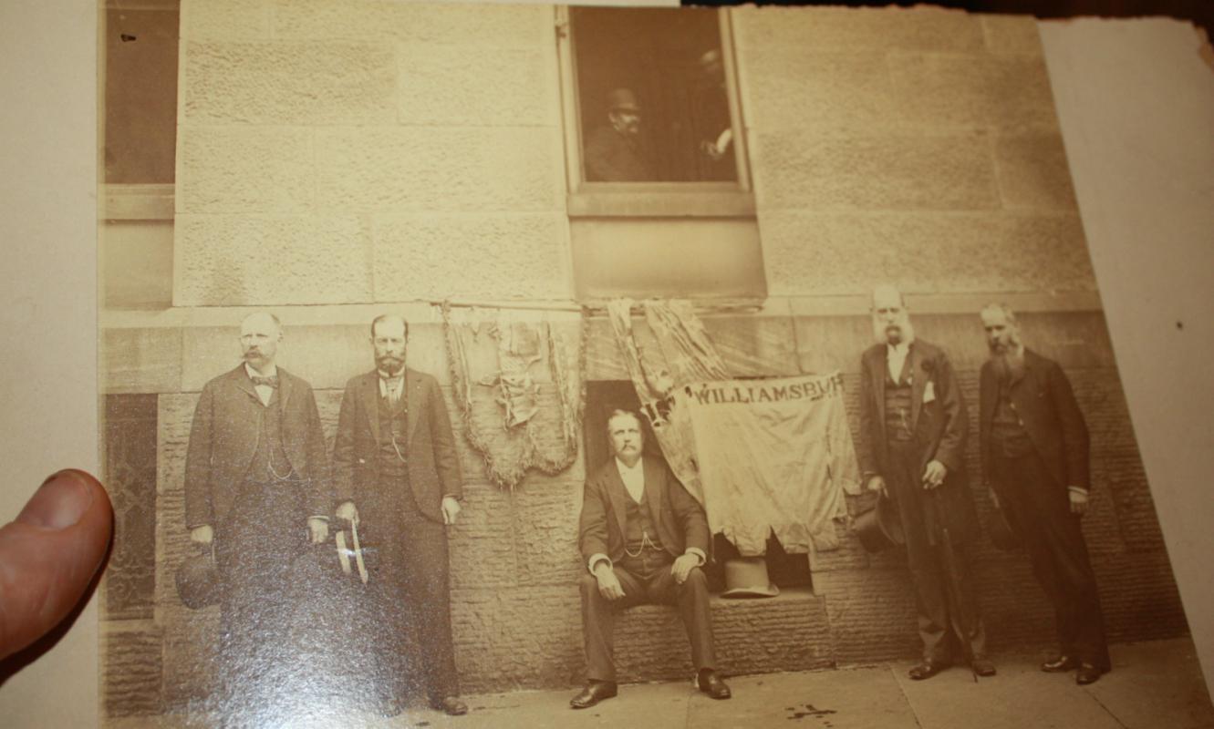 Cabinet Photo Civil War Williamsburg Veterans