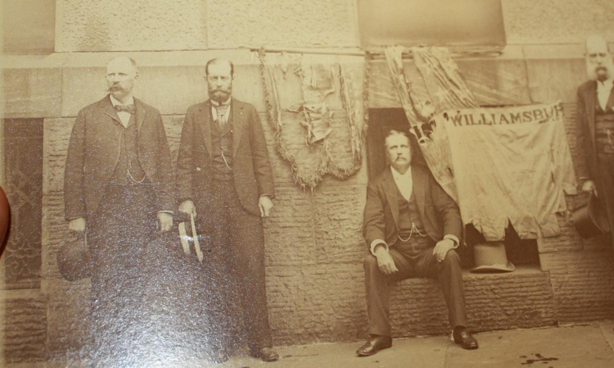 Cabinet Photo Civil War Williamsburg Veterans
