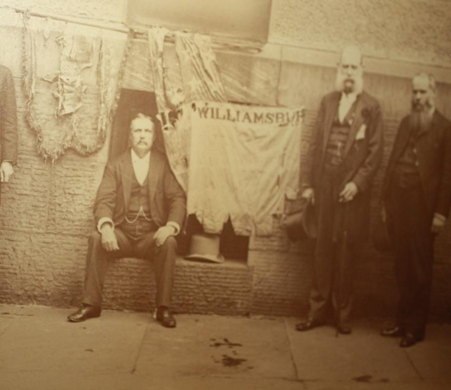 Cabinet Photo Civil War Williamsburg Veterans