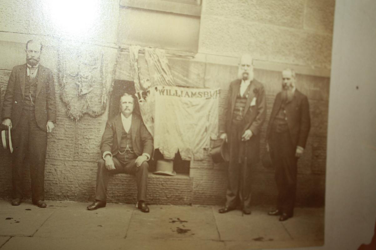 Cabinet Photo Civil War Williamsburg Veterans