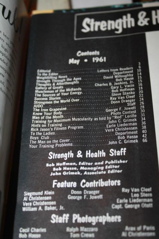 Dale Hartman Strength Health Magazine 1961