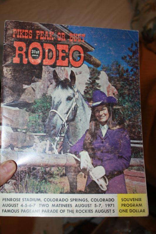 Pike's Peak Rodeo Program 1971