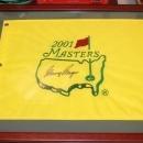 2001 Official Masters Flag Autographed by Gary Player