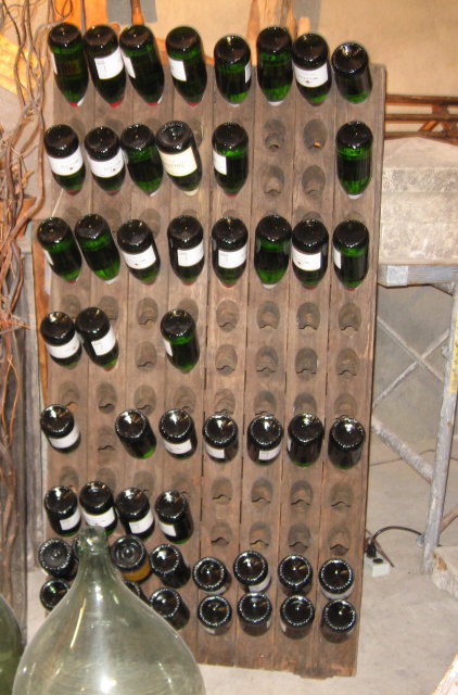 Vintage Champagne Riddling Rack