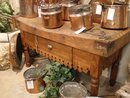 Antique French Chopping Block