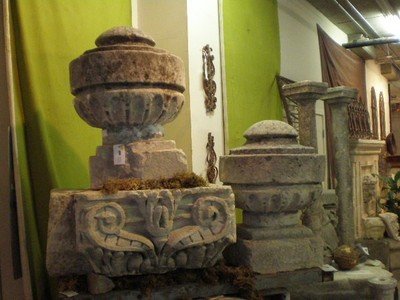 Pair of Antique Fleurons