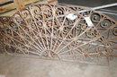Cast Iron Demi-Lune Window Frames