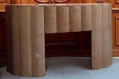 Curved Art Deco Mantel