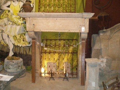 Grande Scale Stone Mantel