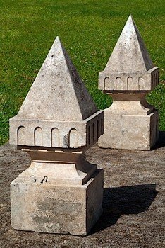 Pair of Antique Portuguese Finials