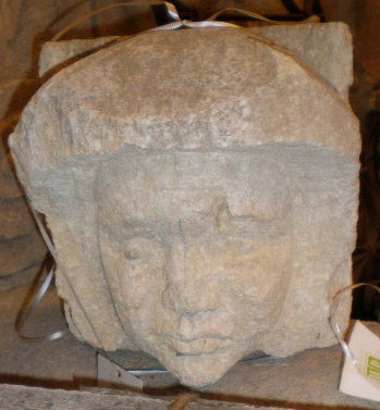 Hand Carved Stone Head