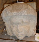 Hand Carved Stone Head