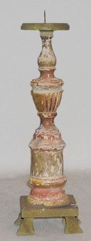 Colonial Polychrome Candlestick