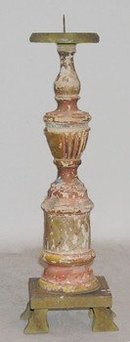 Colonial Polychrome Candlestick
