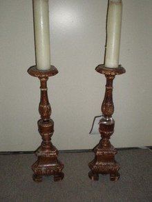 Pair of Italian Altar Sticks