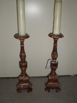 Pair of Italian Altar Sticks
