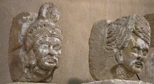 Pair of Borneo Busts