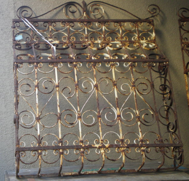 Painted Iron Window Grate
