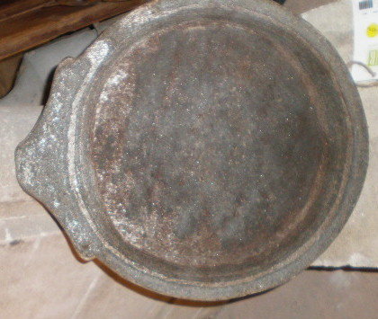 Antique Stone Serving Bowl
