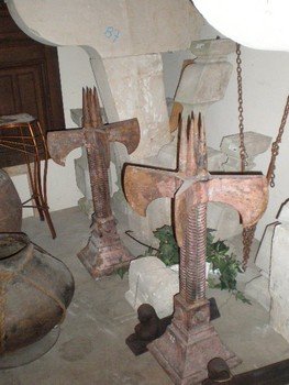 Pair of Franciscan Iron Elements