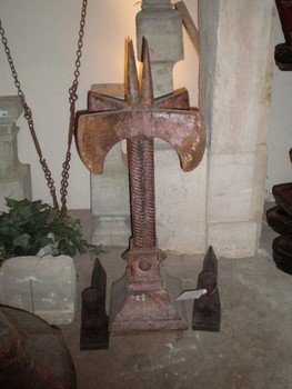 Pair of Franciscan Iron Elements