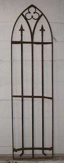 French Wrought Iron Arched Panels