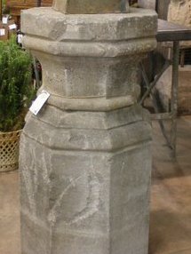 Octagonal Stone Pedestal