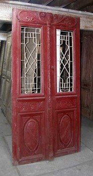 French Pine Double Doors