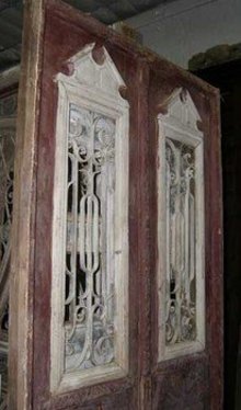 French Pine Double Doors