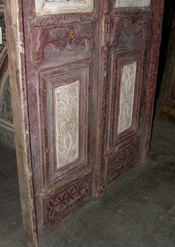 French Pine Double Doors