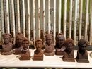 Antique Andiron Busts