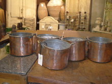 Antique Copper Pots