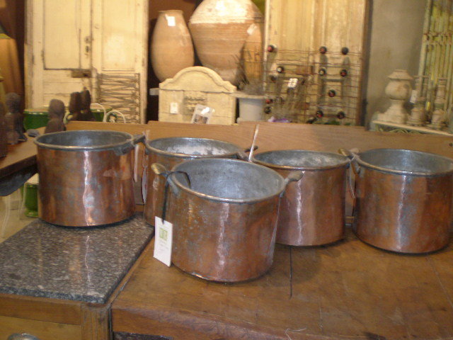 Antique Copper Pots